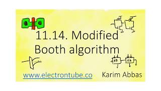 11.14. Modified Booth algorithm