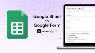 How to Convert Google Sheets to Google Forms with AI