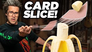 Slicing Things With Playing Cards