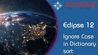 Eclipse 12: Ignore Case in Dictionary Sort