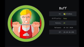 HTB BUFF (Windows OS)