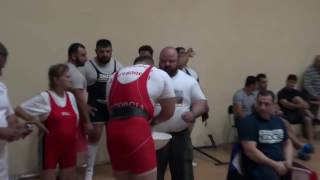 Giorgi Beroshvili Bench Press 270, 287 5 kg GPA IPO WORLD CUP 2016 Tbilisi