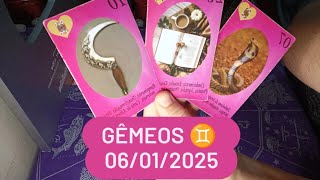 GÊMEOS ♊ 06/01/25 Descobertas e rupturas, leitura forte! 🕵🏻‍♀️⚔️