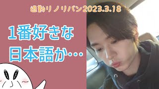 ニュアンス日本語字幕で見る退勤リノリバン2023.3.18🐰広告塔が愛する日本語編