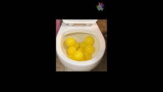 Will it Flush? plastic balls - yellow