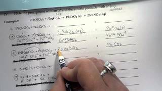 solubility rules practice wksht