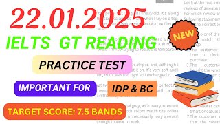 IELTS reading practice test 2025 with answers | 22 january 2025