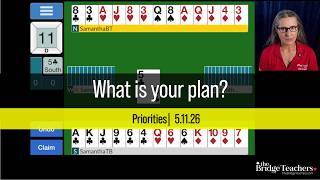 Priorities 5.11.26