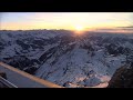 sonnenuntergang auf dem säntis