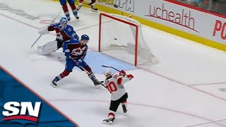 Devils' Tomas Tatar Caps Tic-Tac-Toe Passing To Score On Wide-Open Net vs. Avalanche