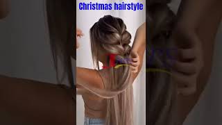 Christmas hairstyle by Secret Vlog #shorts