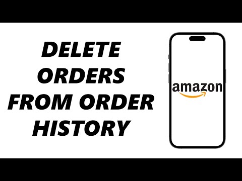 How do I delete my Amazon order history?