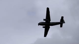 RAAF DHC-4 Caribou op display at the 2021 Illawarra Airshow