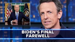 President Biden Delivers Final Farewell Address