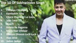 Top 10 Of Sukhwinder Singh II Best Of Sukhwinder Singh II Evergreen Hindi Songs Of Sukhwinder Singh