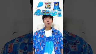 Random Blue ASMR Mukbang #shorts #shortsfeed