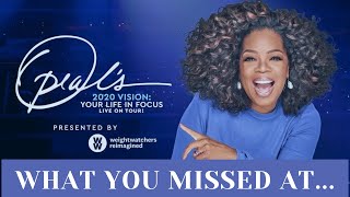 Oprah Winfrey's WW 2020 Vision Tour highlights and recap interview with Tracee Ellis Ross SUPER FUN!