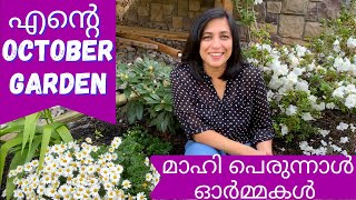 എന്റെ October Garden-ഒരു മാഹി Memory|Gardening Malayalam|My Garden Tour Malayalam|MalayalamGardening