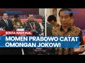 Momen Prabowo Catat Omongan Jokowi di Rapim TNI-Polri Disorot Netizen