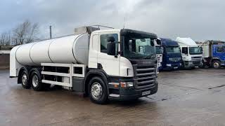 **SOLD** 2007 Scania P270 6x2 15,400L Milk/Water Tanker - Dixon Commercial Exports Ltd