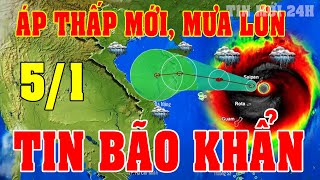 Tin bão Mới Nhất | Dự báo thời tiết hôm nay ngày mai 4/1 | dự báo thời tiết 3 ngày tới#thoitiet