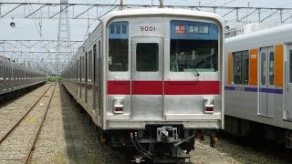 【東上線 9101F 約1ヶ月半 休車状態】東武東上線 9000系 9101F 森林公園留置 1ヶ月半経過