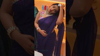 വയലറ്റ് സാരിയിൽ സുന്ദരി ആയി,Malavika Menon ഉത്ഘാടനത്തിന് വന്നപ്പോൾ, mallu actress.