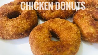 Chicken Donuts Recipe | How To Make Doughnuts | Chicken Donuts | Ramadan Recipes