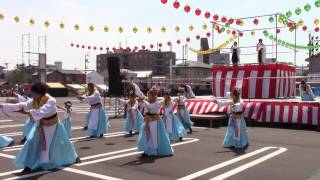 よさこい列伝2017・うらじゃ連 零 ‐zero‐ （銭形よさこい・やぐら会場）【香川県観音寺市】（平成29年・2017）