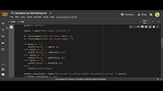 #Task 1: Building a #Basic_Calculator in Python TechnoHacks EduTech Official Internship 2023
