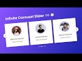 Create A Draggable Card Slider in HTML CSS & JavaScript | Infinite Image Slider in JavaScript