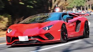 【咆哮轟く!!】100台以上のスーパーカーが峠へ向け加速!!【FHD1080p/60fps】/Supercars sound!!