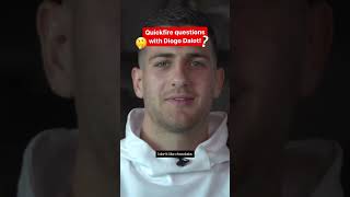 Quickfire questions with Diogo Dalot 🍿😂