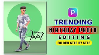 Birthday Poster Editing In PicsArt | Birthday Photo Editing PicsArt | Birthday Boy Photo Editing