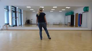 Line-Dance Kurs Anfänger: Lollipop, 1. Teil, Demo & Schritterklärung  (deutsch)