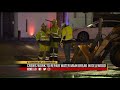 Crews work to repair water main break at Chambers Road and West Florissant Avenue