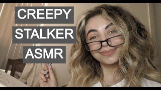 Creepy Stalker WEIRD Neighbor ASMR Roleplay! Close Up Whispering, Tiny Mic, Writing, and Tapping ✍️