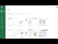 Microsoft Excel 2013 Tutorial - 1 - Introduction