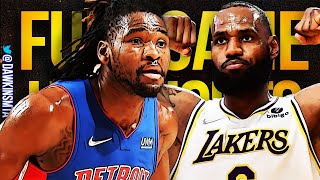 Los Angeles Lakers vs Detroit Pistons Full Game Highlights | Nov 28, 2021 | FreeDawkins