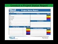 module 9 conducting a project status report value generation partners