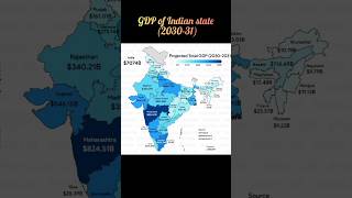 #GDP of #Indian #state (2030-31){not #perfectly correct}.#shorts