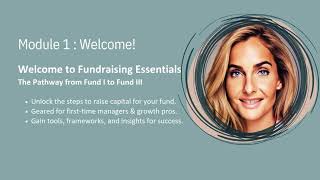 Fundraising Essentials - The Pathway from Fund I to Fund III