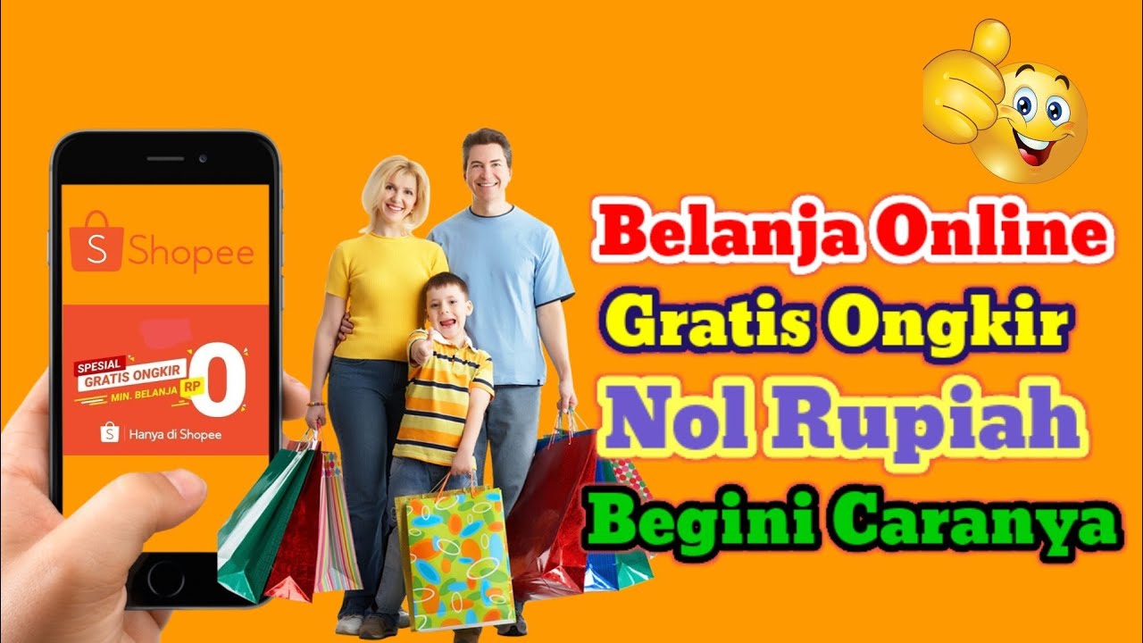 Cara Belanja Gratis Ongkir Shopee Nol Rupiah Terbaru Terlengkap - YouTube