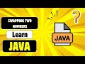 Java program: Swapping two numbers using two variables #java #programming #swapping