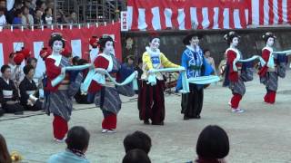 Nagasaki Kunchi at evening Shinbashimachi Shomouodori October7,2015 長崎くんち　新橋町　所望踊