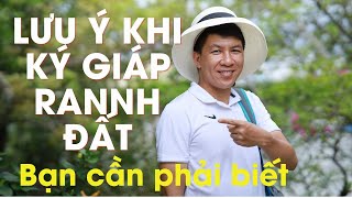 Những lưu ý khi ký giáp ranh đất bạn cần phải biết I Hà Văn Linh