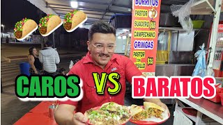 TACOS CAROS VS TACOS BARATOS Cuales son los mejores? Ft @atiliolarin