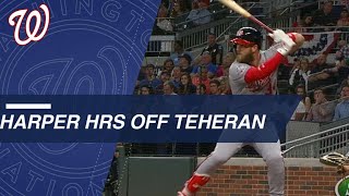 All of Bryce Harper's career HRs vs. Julio Teheran