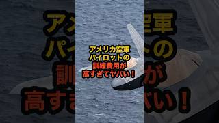 パイロット1人養成するのに17億円？アメリカ空軍の訓練費用がヤバい！ #アメリカ空軍　#戦闘機　#パイロット　#f22