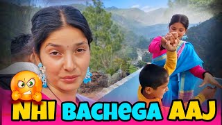 कुछ भी बोलते रहता है पागल 🤦‍♀️😅||uttarakhand daily vlog || pahadi village lifestyle